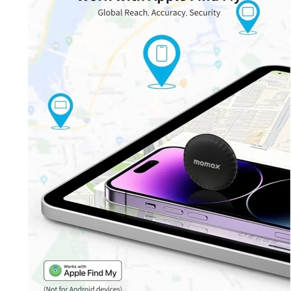 Tracker Tag, Lost Key Finder Works with Apple Find My (iOS Only)